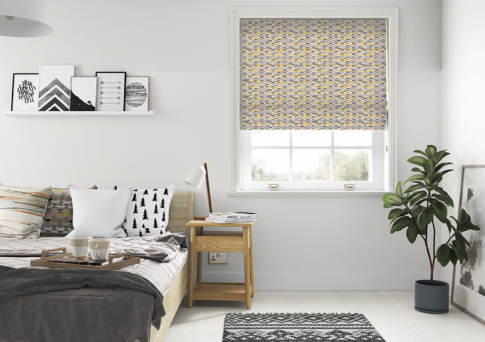 Batik, Saffron - Twist&Fit Roman Blind - Image 5